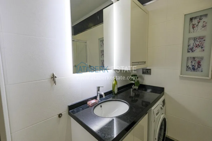 Purchase Garden duplex 3+1 in Kargicak with furniture - property under citizenship 23 