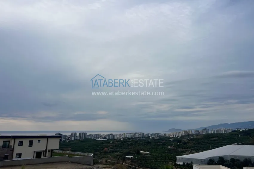Purchase 3+1 villa in Kargicak with private pool, furniture and panoramic views 19