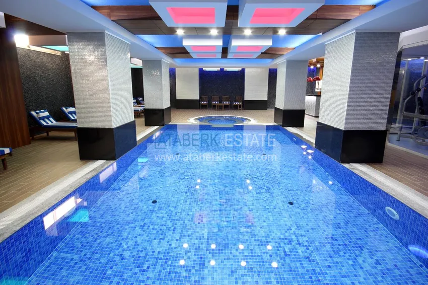 Elite 3+1 penthouse in Oba - a two-level apartment with a luxurious interior 15