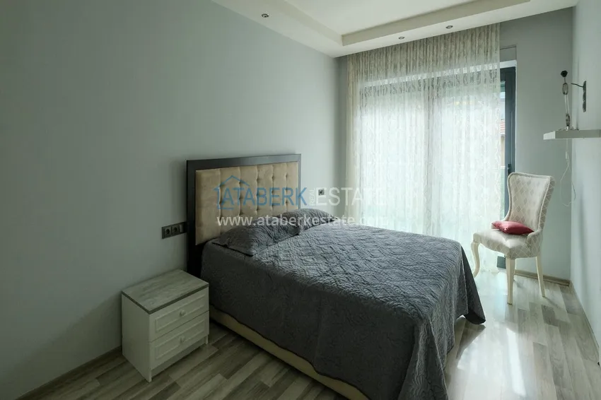 Purchase Garden duplex 3+1 in Kargicak with furniture - property under citizenship 8 