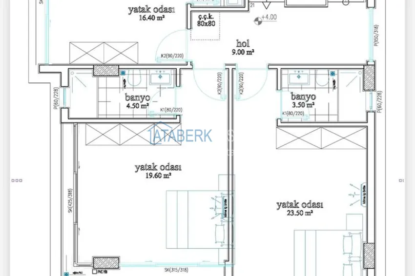 Buy cheap Elite 3+1 villa in Kargicak — two-level furnished in a cottage complex 2