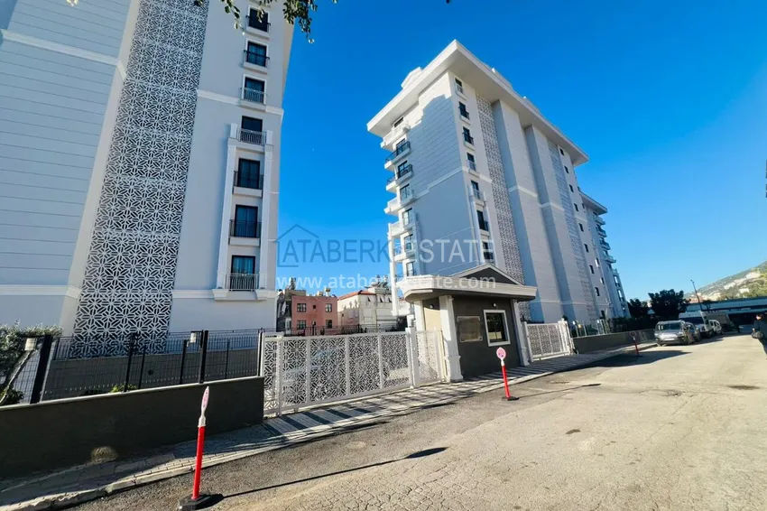 1+1 apartment in the center of Alanya — Cleopatra beach area, from the owner in the complex at the final stage of construction 1 