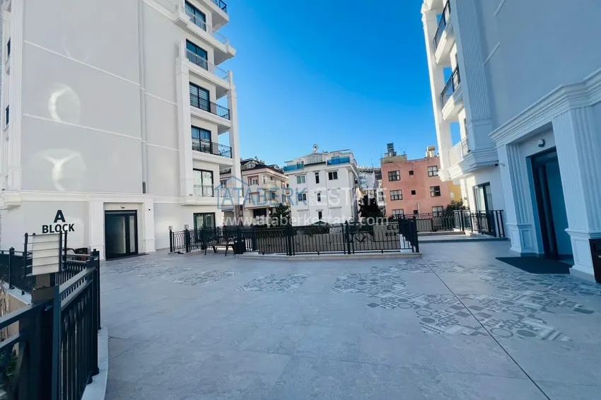 1+1 apartment with sea view in the center of Alanya — Cleopatra beach area 11 