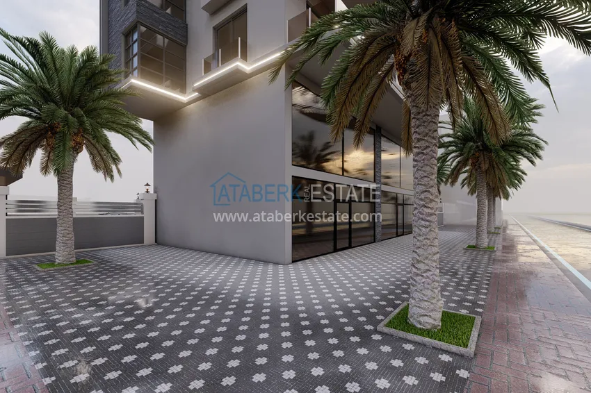 Apartments from the developer in the Kestel area on the beachfront 10