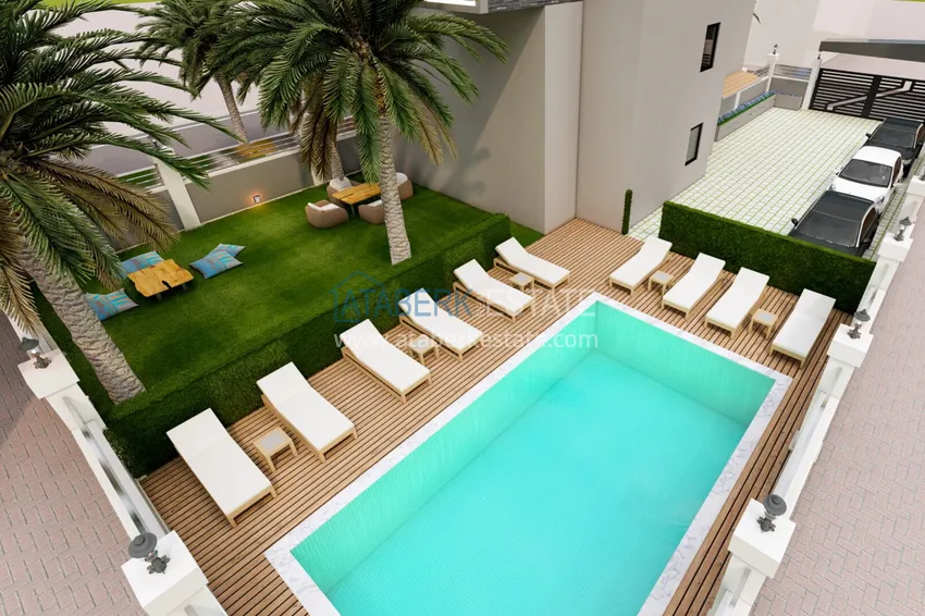 Apartments from the developer in the Kestel area on the beachfront 11