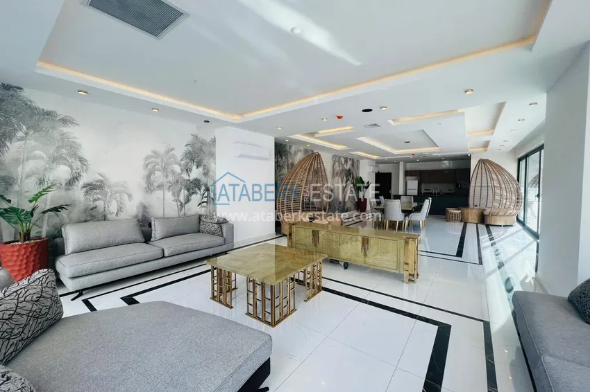 1+1 apartment in the center of Alanya — Cleopatra beach area, from the owner in the complex at the final stage of construction 12 