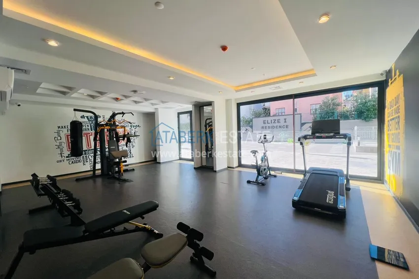 1+1 apartment with sea view in the center of Alanya — Cleopatra beach area 18 