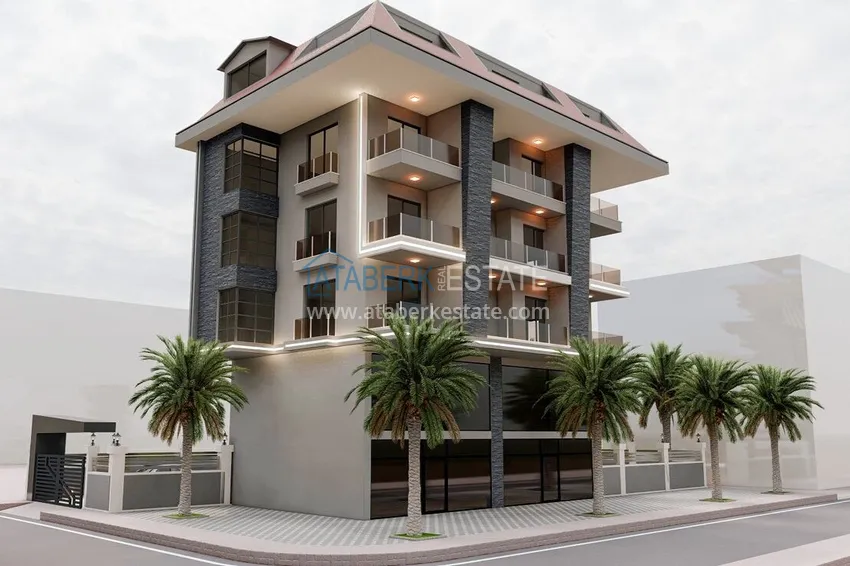 Apartments from the developer in the Kestel area on the beachfront 2
