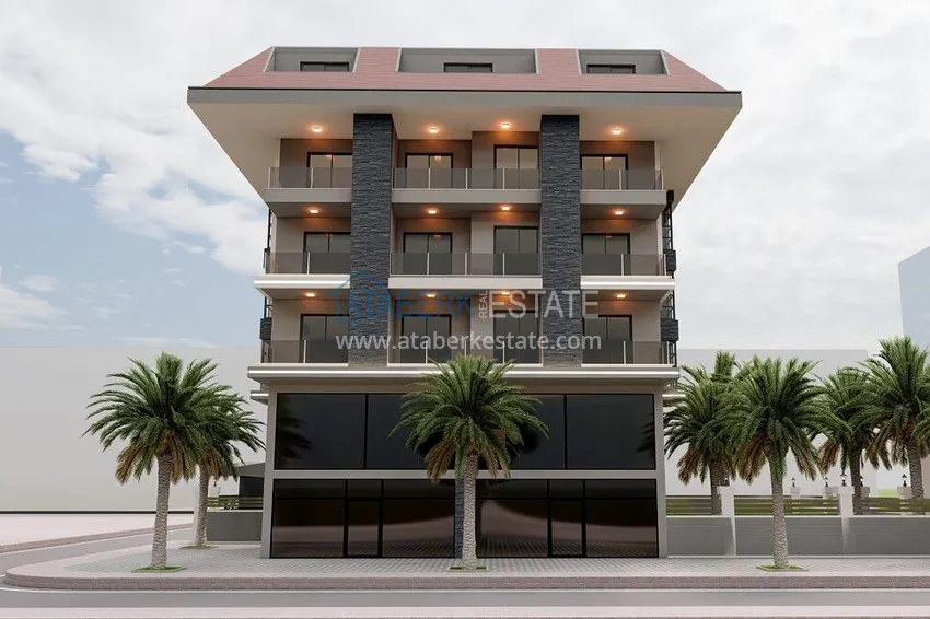 Apartments from the developer in the Kestel area on the beachfront 3
