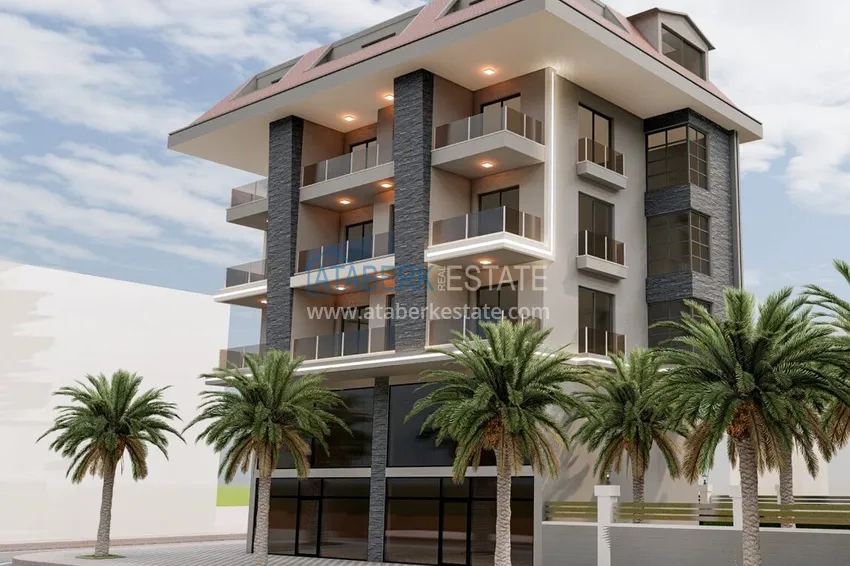 Apartments from the developer in the Kestel area on the beachfront 5