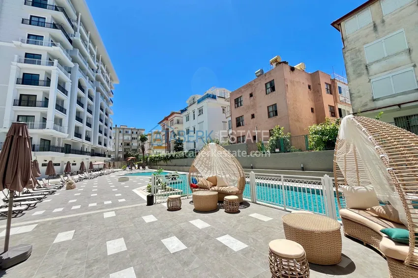 Finely finished apartment in the center of Alanya — Cleopatra beach area 6 