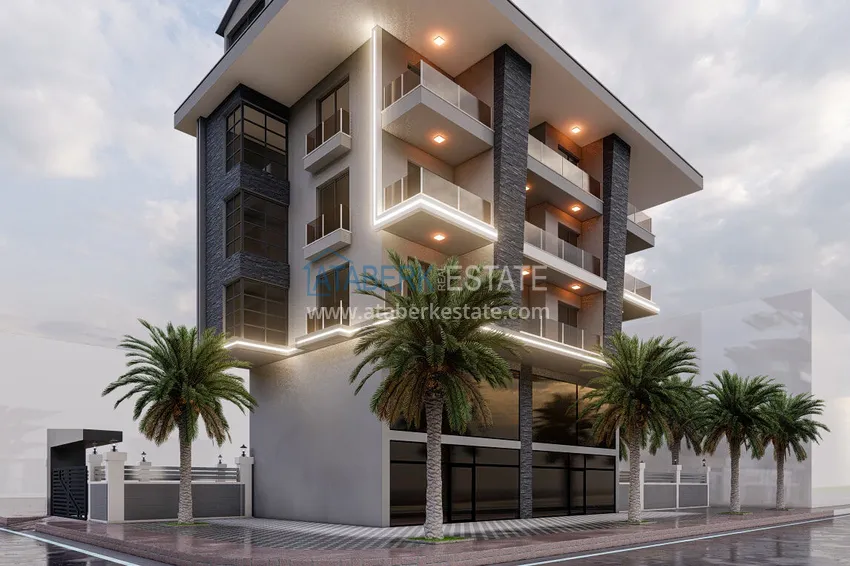 Apartments from the developer in the Kestel area on the beachfront 6