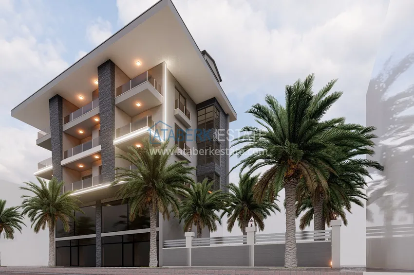 Apartments from the developer in the Kestel area on the beachfront 7