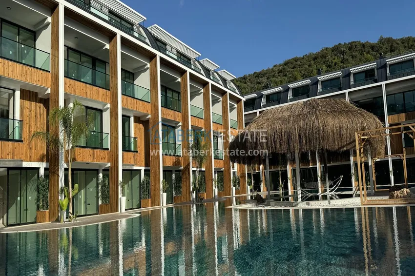 Duplex ogrodowy z meblami do wynajęcia w Alanya, dzielnica Konakli C3 10