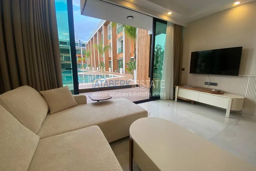 Kupuj Duplex ogrodowy z meblami do wynajęcia w Alanya, dzielnica Konakli C3 2