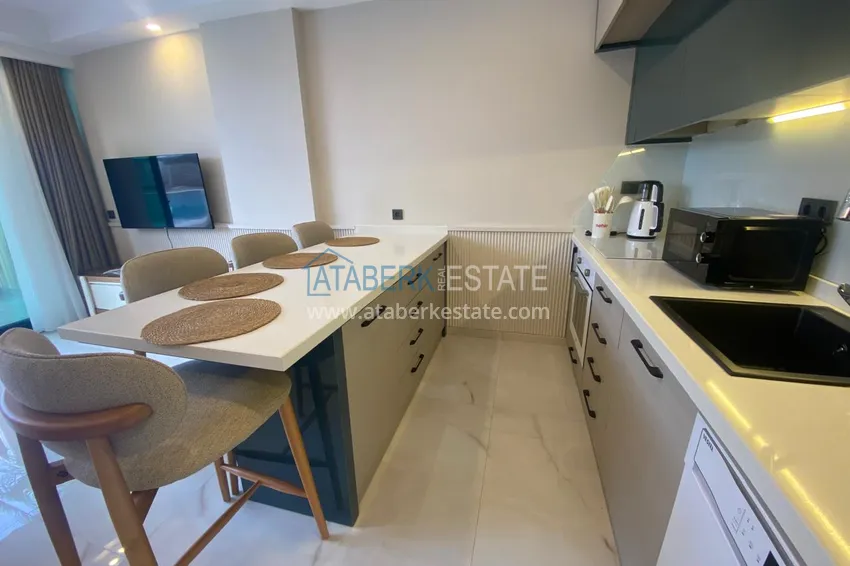 Kupuj Duplex ogrodowy z meblami do wynajęcia w Alanya, dzielnica Konakli C3 8