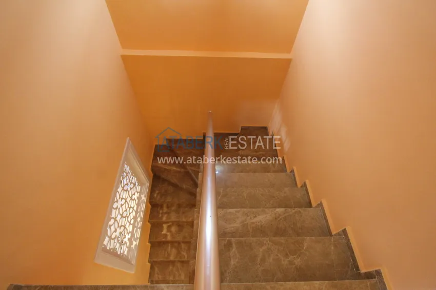 Purchase 2+1 apartment on the first line in Kestel - garden duplex with furniture 12
