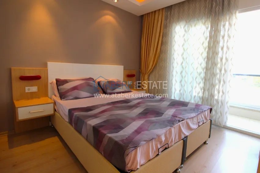 Purchase 2+1 apartment on the first line in Kestel - garden duplex with furniture 18
