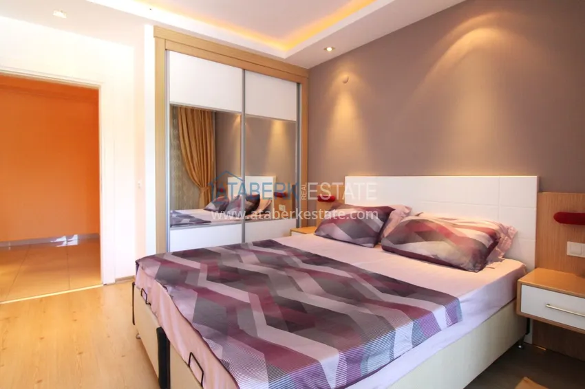 Purchase 2+1 apartment on the first line in Kestel - garden duplex with furniture 19