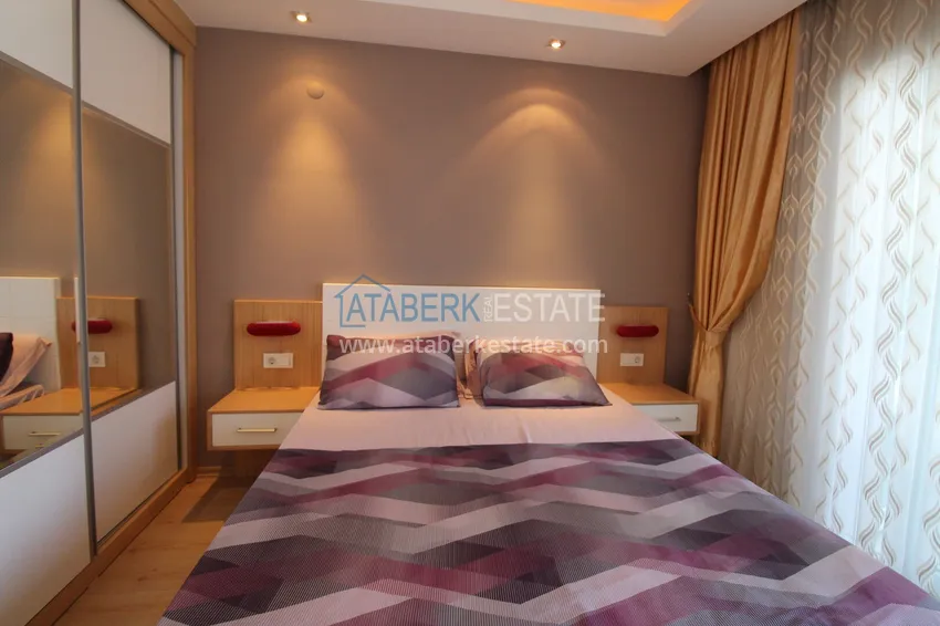 Purchase 2+1 apartment on the first line in Kestel - garden duplex with furniture 20