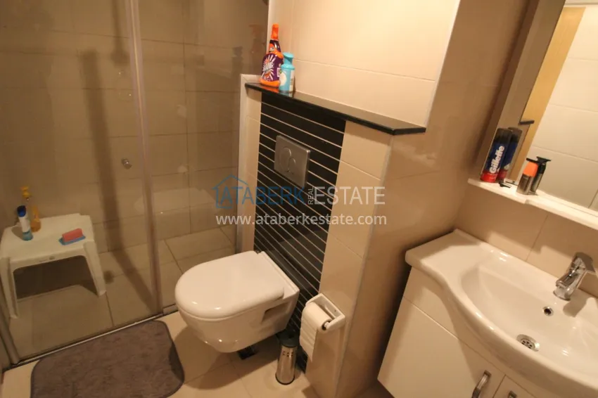 Purchase 2+1 apartment on the first line in Kestel - garden duplex with furniture 21