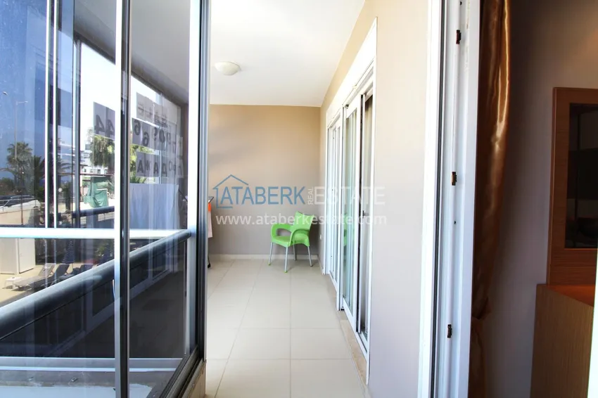 Purchase 2+1 apartment on the first line in Kestel - garden duplex with furniture 23