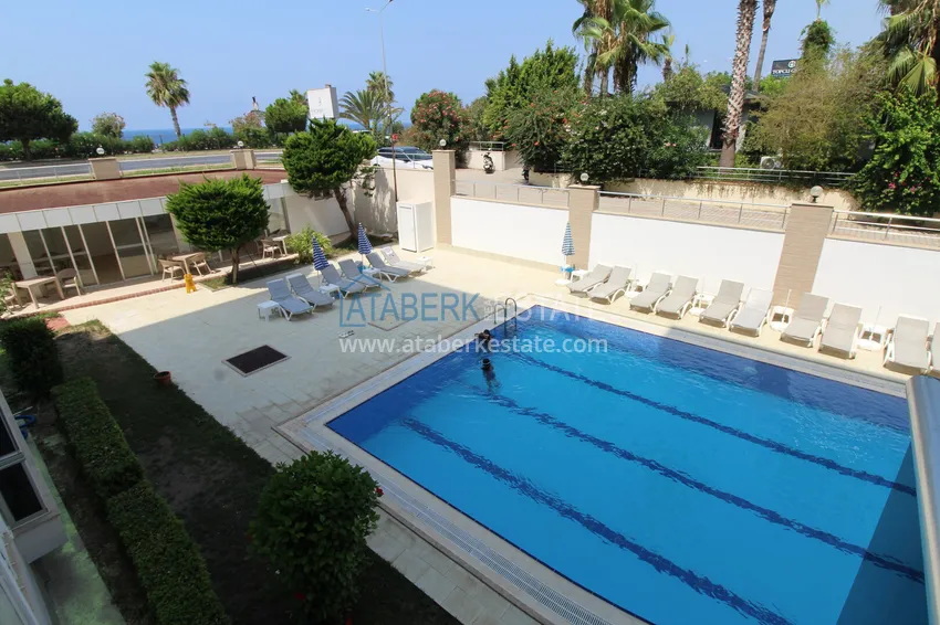Purchase 2+1 apartment on the first line in Kestel - garden duplex with furniture 24
