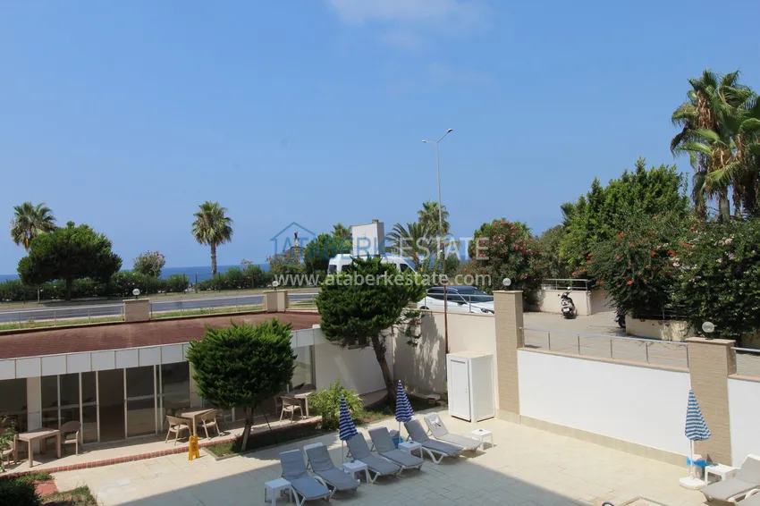 Purchase 2+1 apartment on the first line in Kestel - garden duplex with furniture 26