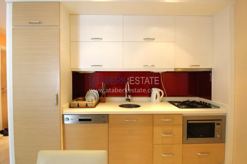 Purchase 2+1 apartment on the first line in Kestel - garden duplex with furniture 6