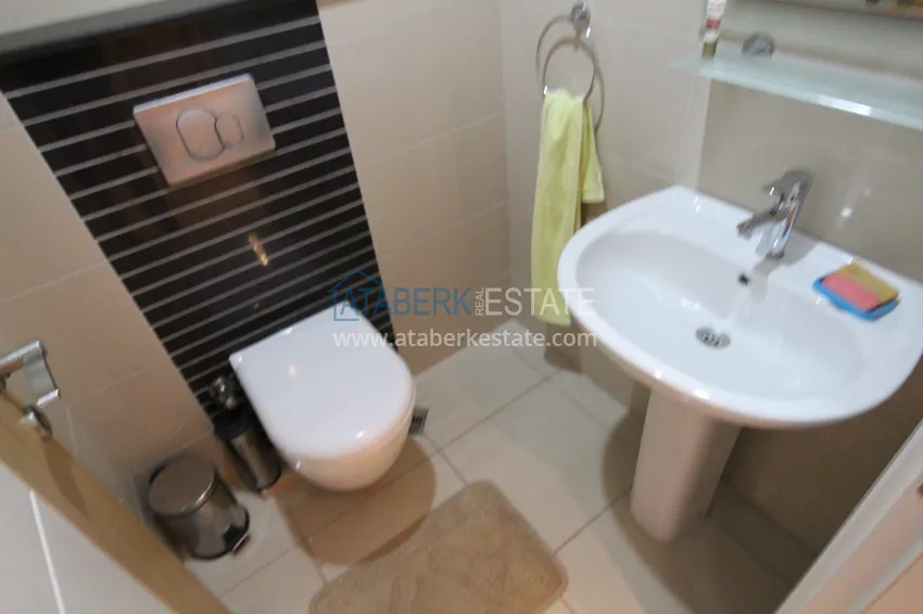Purchase 2+1 apartment on the first line in Kestel - garden duplex with furniture 7