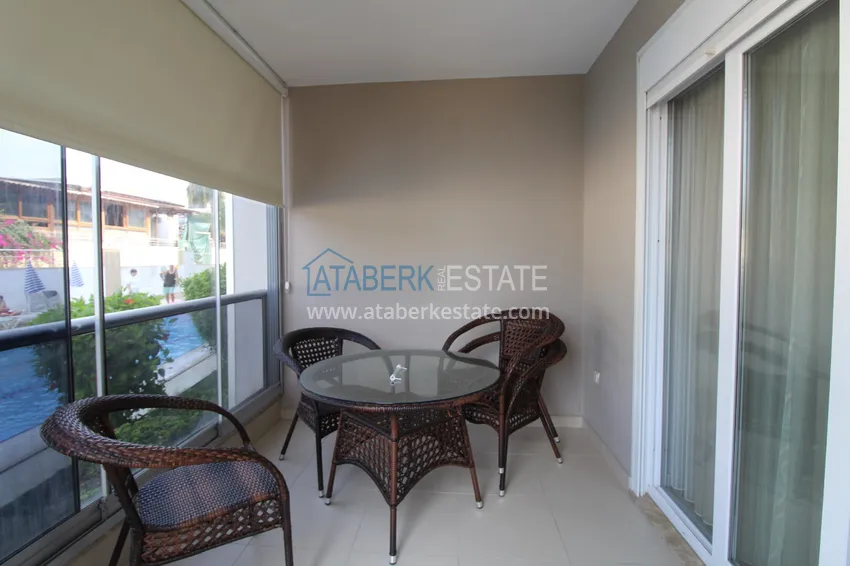 Purchase 2+1 apartment on the first line in Kestel - garden duplex with furniture 8