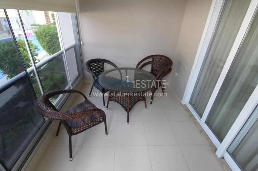 Purchase 2+1 apartment on the first line in Kestel - garden duplex with furniture 9
