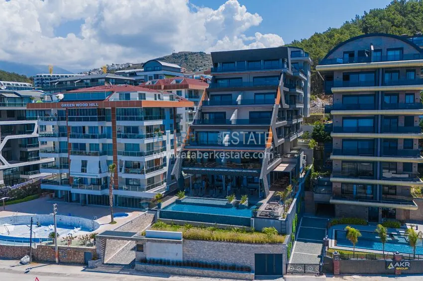1+1 apartment on the first line in Kargicak - premium complex 1
