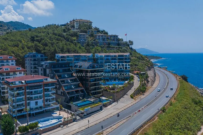 1+1 apartment on the first line in Kargicak - premium complex 2