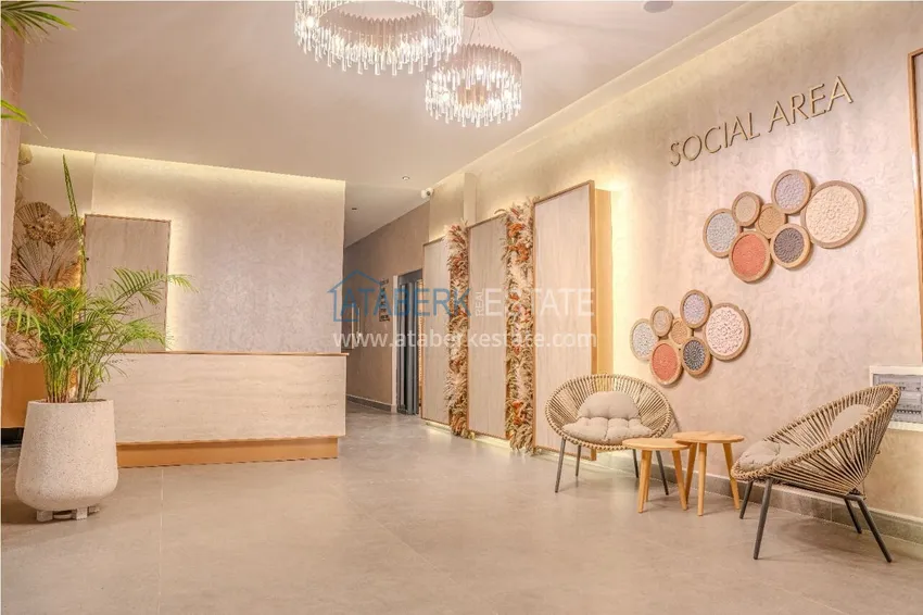 1+1 apartment on the first line in Kargicak - premium complex 37