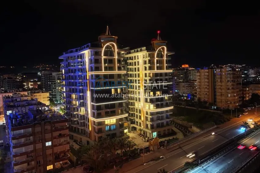 Apartament 1+1 przy plaży w Mahmutlar — umeblowany i z panoramicznym widokiem na morze 6 