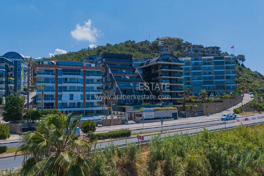 1+1 apartment on the first line in Kargicak - premium complex 6