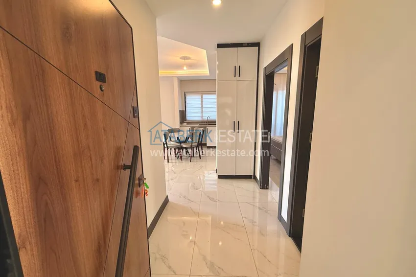 Purchase 1+1 apartment in Oba, Alanya — partially furnished 1