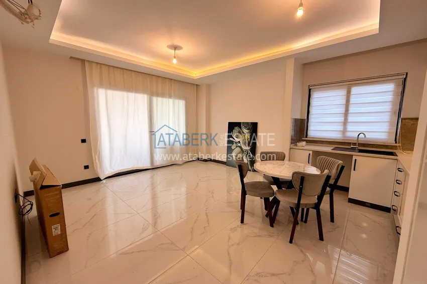 Purchase 1+1 apartment in Oba, Alanya — partially furnished 3