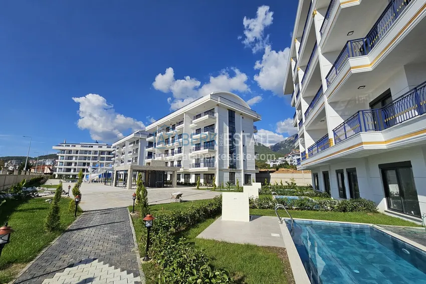 1+1 apartment with mountain views in Alanya, Oba district 7
