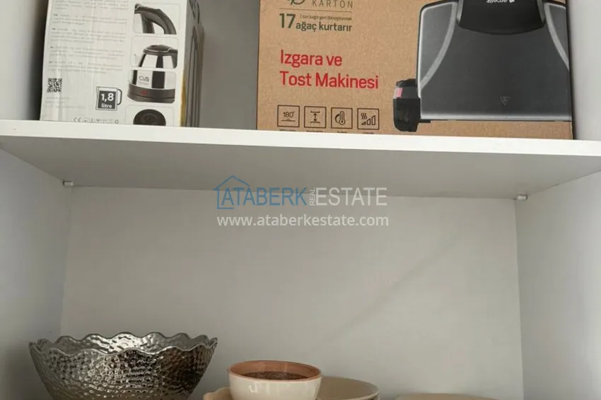 Purchase 1+1 furnished apartment in Avsallar - sale from owner 11