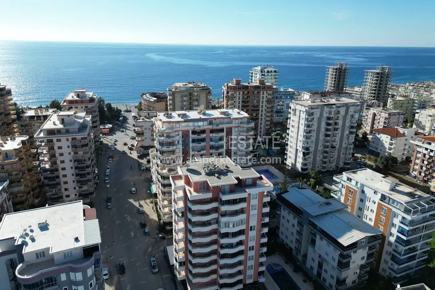 2+1 apartment in Alanya, Mahmutlar district - furnished and with sea view   2 