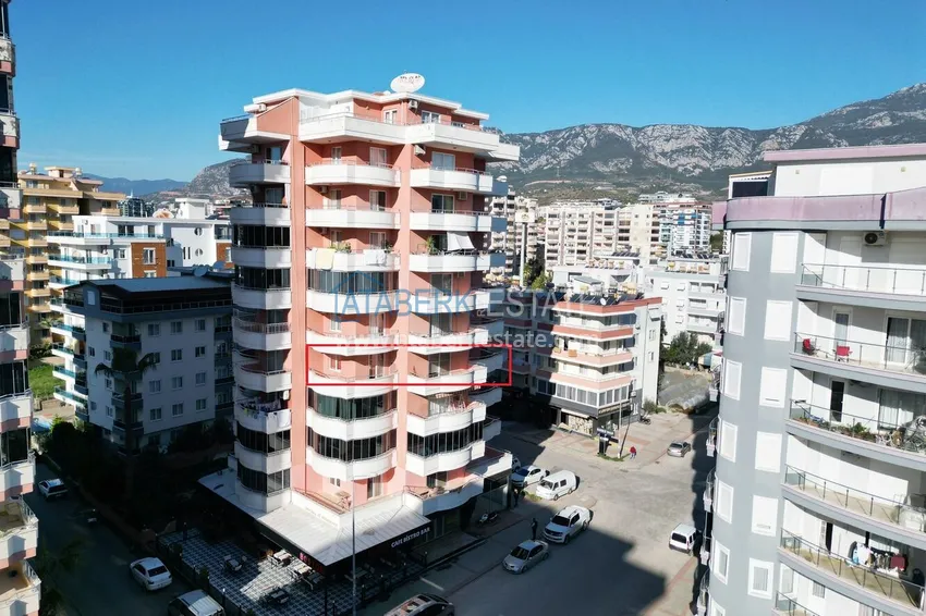 2+1 apartment in Alanya, Mahmutlar district - furnished and with sea view   3 
