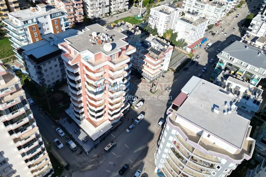 2+1 apartment in Alanya, Mahmutlar district - furnished and with sea view   4 