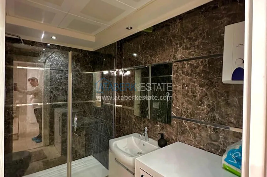 Purchase 1+1 apartment with furniture and sea view - Kestel district, first coastal 9