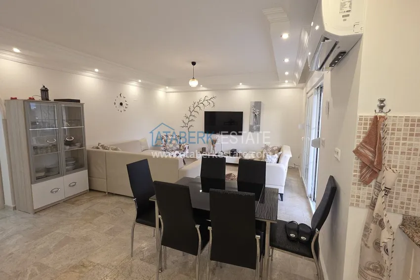 Purchase 2+1 apartment with furniture and access to the garden in the Avsallar area 9