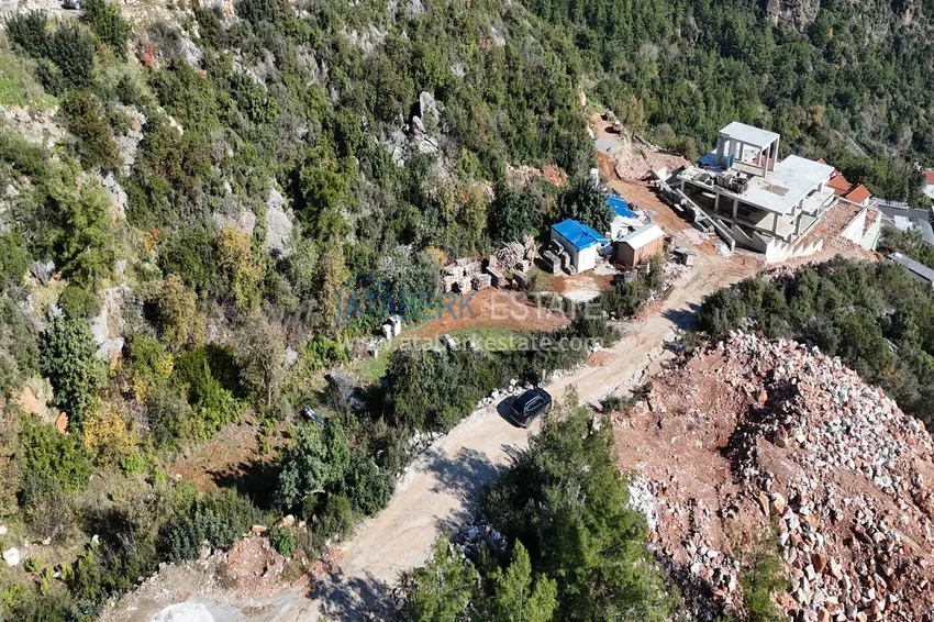 A plot of land in Alanya, Tepe district with views 7