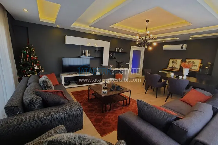 Two-level penthouse 5+2 in the Oba area — furnished, suitable for citizenship 2 