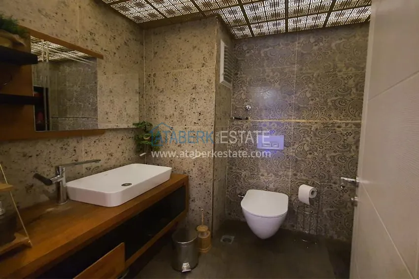 Purchase Two-level penthouse 5+2 in the Oba area — furnished, suitable for citizenship 12 