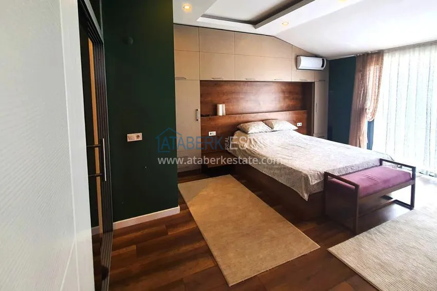 Purchase Two-level penthouse 5+2 in the Oba area — furnished, suitable for citizenship 13 